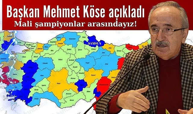 AK Parti İl Başkanı Mehmet Köse açıkladı: Samsun bütçe şampiyonu