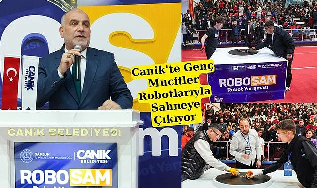 Canik'te Genç Mucitler Robotlarıyla Sahneye Çıkıyor