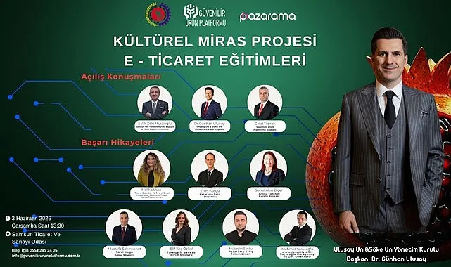 Kültürel Miras Projesi E-Ticaret İl Buluşmaları’nın yeni durağı Samsun!