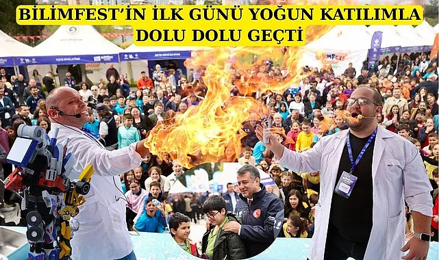 Samsun'da BİLİMFEST renkli görüntülere sahne oldu