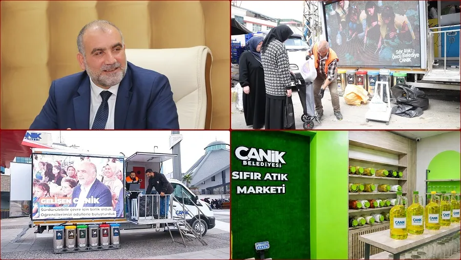 Canik'te Atıklar Dönüşüyor, Aile Bütçesine Destek Oluyor