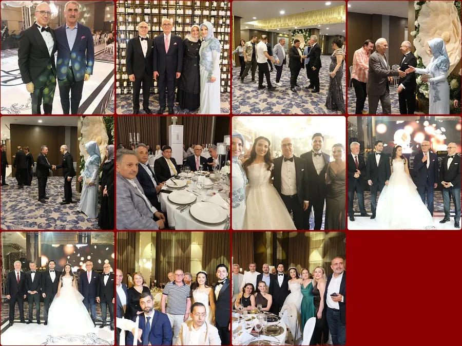 Tuğba ve Ramiz görkemli bir düğün ile dünyaevine girdi