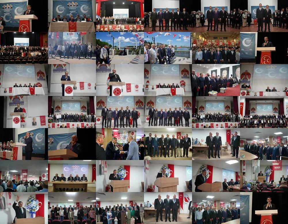MHP Samsun'da Çarşamba, Havza ve Ladik İlçe Kongrelerini Tamamladı