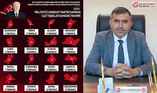 MHP Samsun'da İlçe Kongreleri Başlıyor