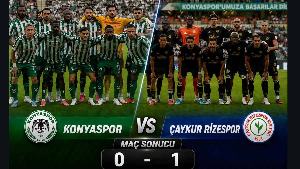 Çaykur Rizespor Konyaspor’u 90+8’de yıktı!