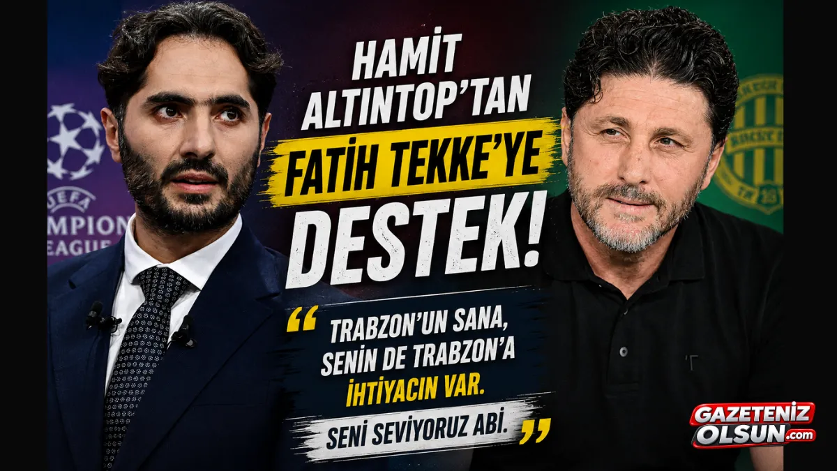 Hamit Altıntop’tan Fatih Tekke’ye destek: Bırakmak sana yakışmaz abi