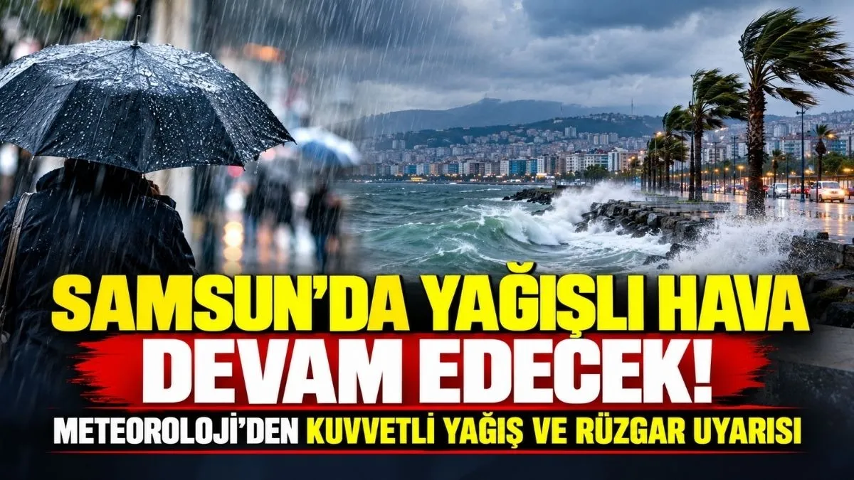 30 Eylül Çarşamba Samsun Hava Durumu, Yağışlar Devam Edecek mi? Meteoroloji Açıkladı