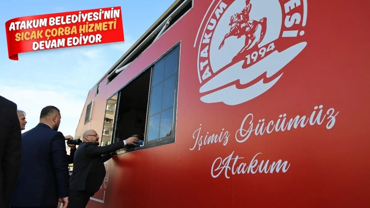 Atakum Belediyesi’nin sıcak çorba hizmeti devam ediyor