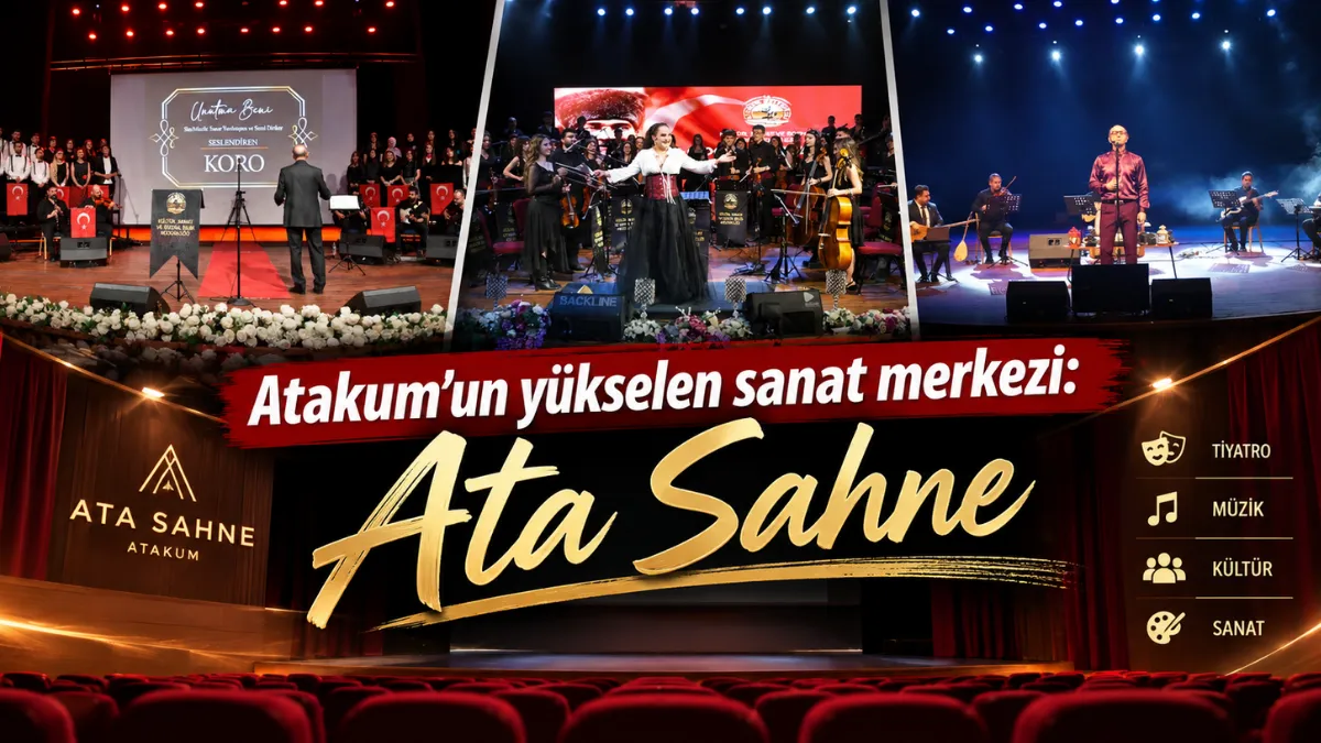 Atakum’un yükselen sanat merkezi: Ata Sahne