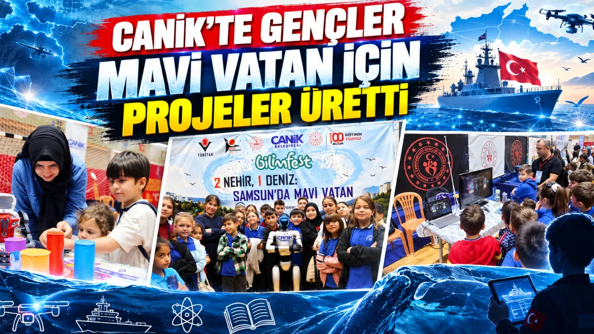 Canik'te Gençler Mavi Vatan İçin Projeler Üretti