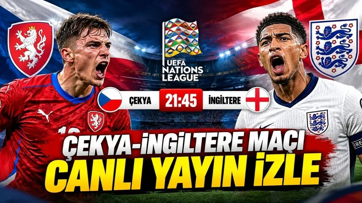 Çekya İngiltere Maçı Canlı Yayın Kanalı ve Muhtemel Kadrolar