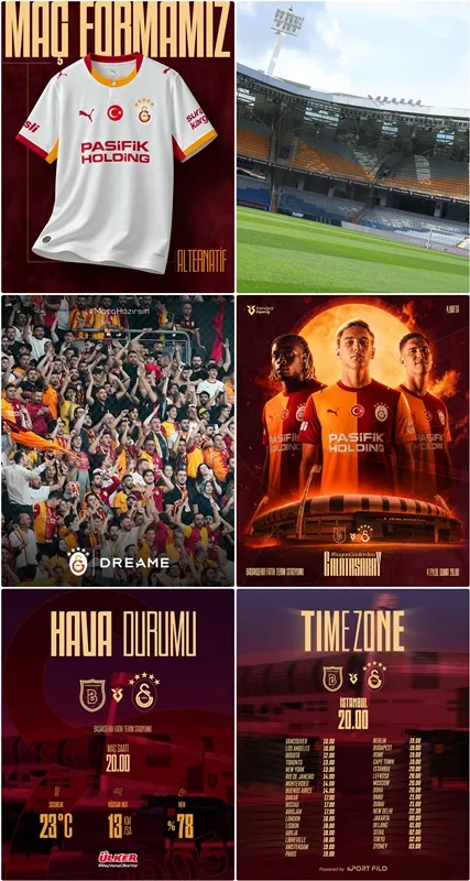 Galatasaray Başakşehir Maçı Canlı Yayın Öncesi Son Durum! Galatasaray Muhtemel 11'ler