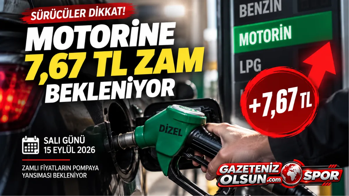 Motorine Zam Bekleniyor! Tarih Belli Oldu