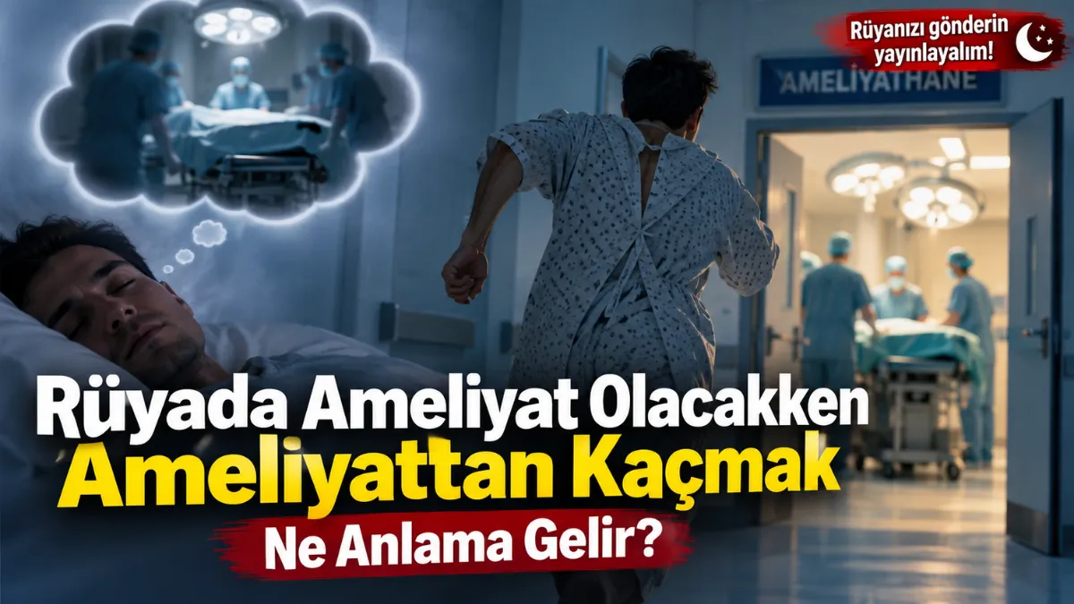 Rüyada Ameliyat Olacakken Ameliyattan Kaçmak Ne Anlama Gelir?