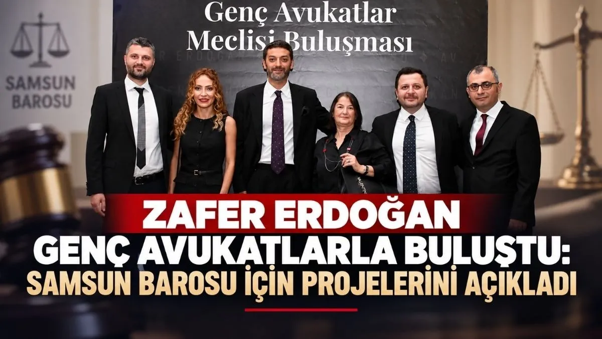 Samsun Barosu Başkan Adayı Zafer Erdoğan’dan Genç Avukatlara Proje Sunumu