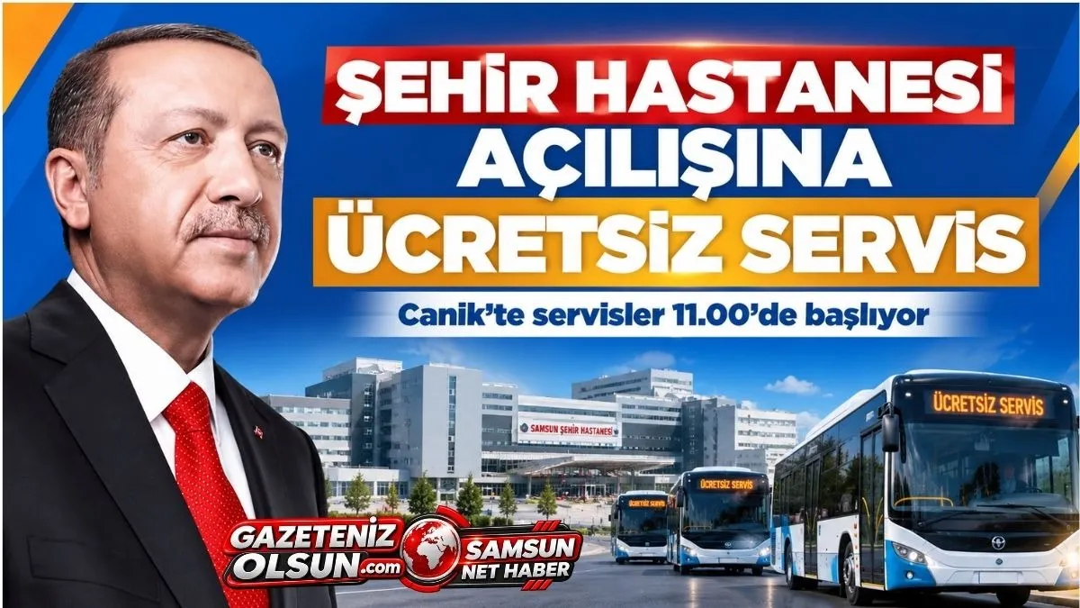 Samsun Şehir Hastanesi Açılıyor! Halit Doğan ve İbrahim Sandıkçı’dan Ulaşım Duyurusu