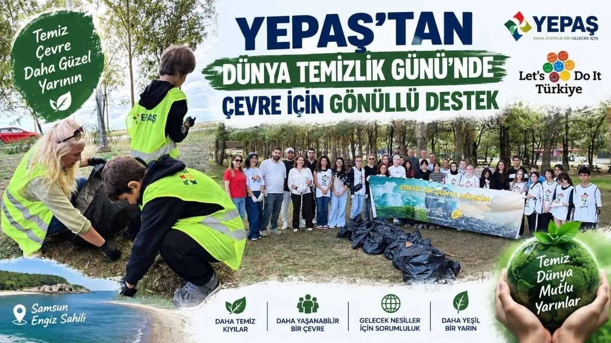 Samsun’da Çevre İçin Örnek Buluşma: Engiz Sahili Temizlendi