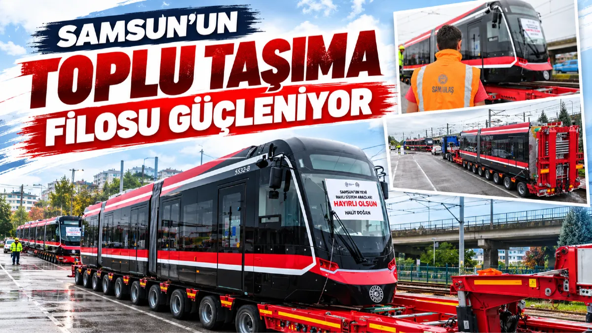 Samsun'un toplu taşıma filosu güçleniyor
