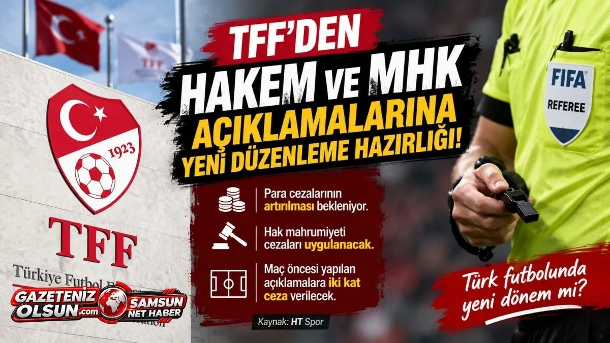 TFF’den Hakem Açıklamalarına Yeni Ceza! Maç Öncesi Söylemlere İki Kat Yaptırım