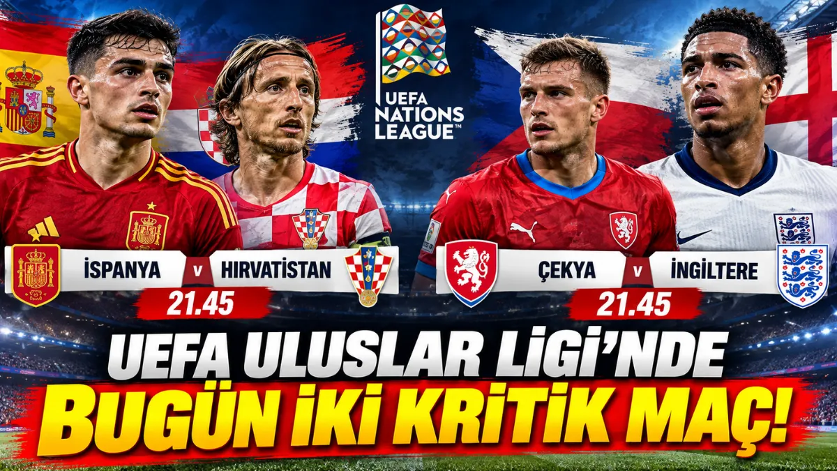UEFA Uluslar Ligi’nde Bugün Hangi Maçlar Var?