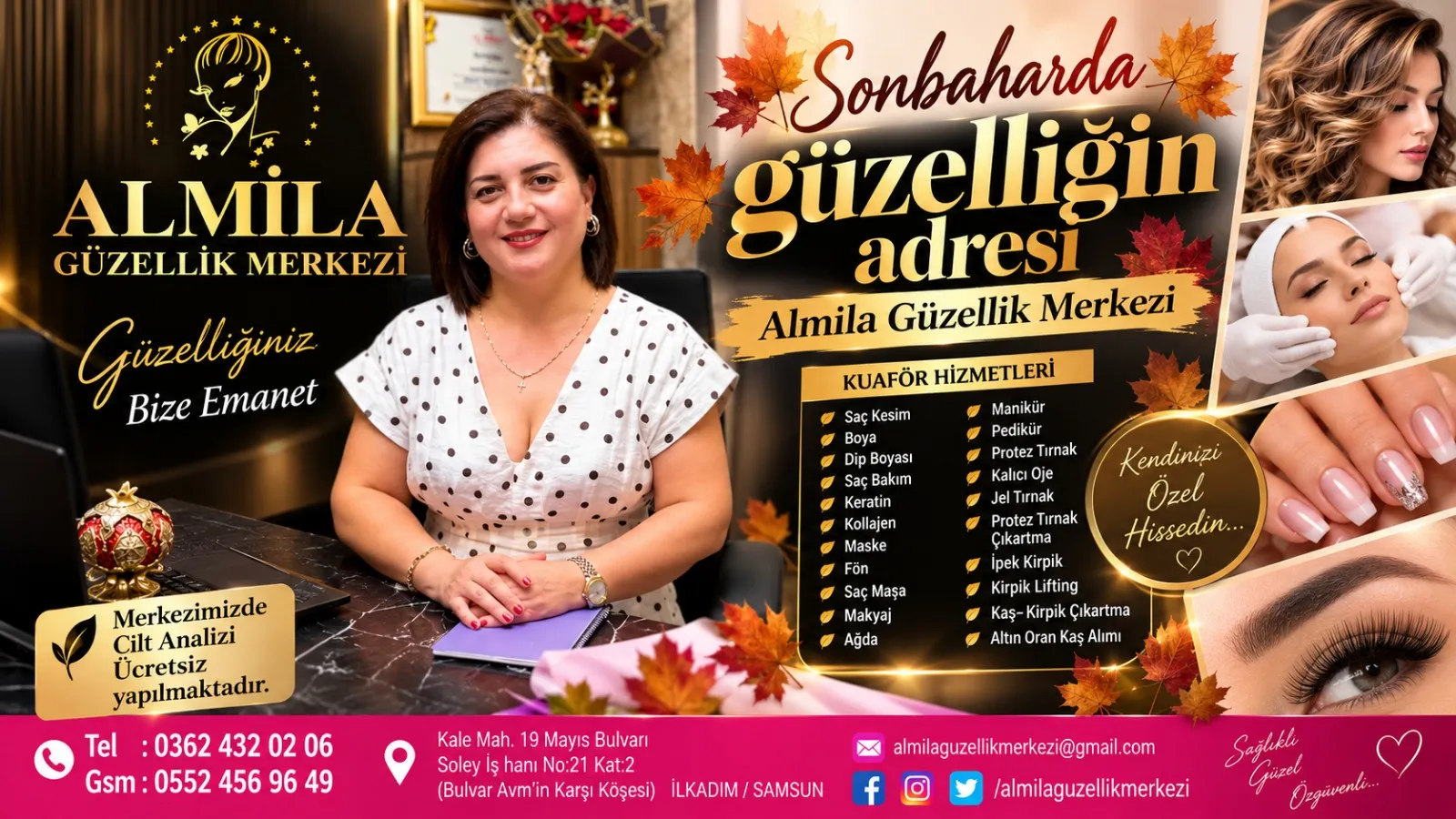 Almila Güzellik Merkezi’nden sonbahara özel kampanya