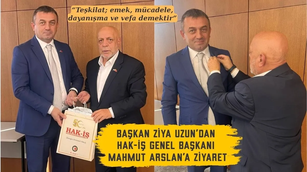 Başkan Ziya Uzun: Bizler için teşkilat; emek, mücadele, dayanışma, dava ve vefa demektir