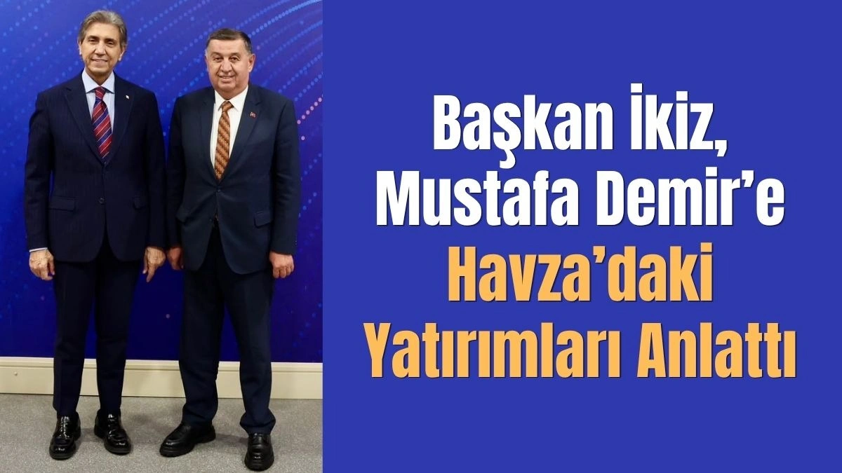 Belediye Başkanı Murat İkiz’den Mustafa Demir’e Havza Brifingi