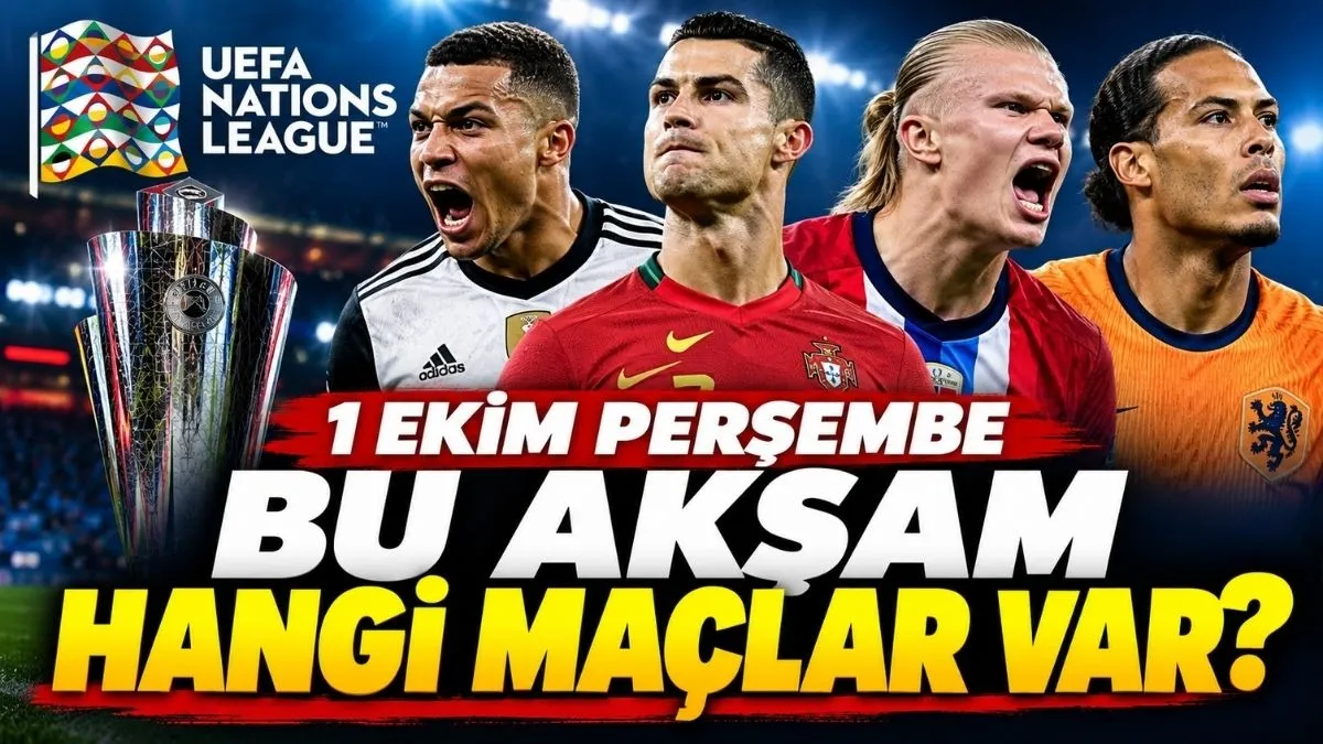 Bugünkü maçlar, Bu akşam hangi maçlar var? bu akşam maç var mı? 1 Ekim Perşembe UEFA Ligi maçları