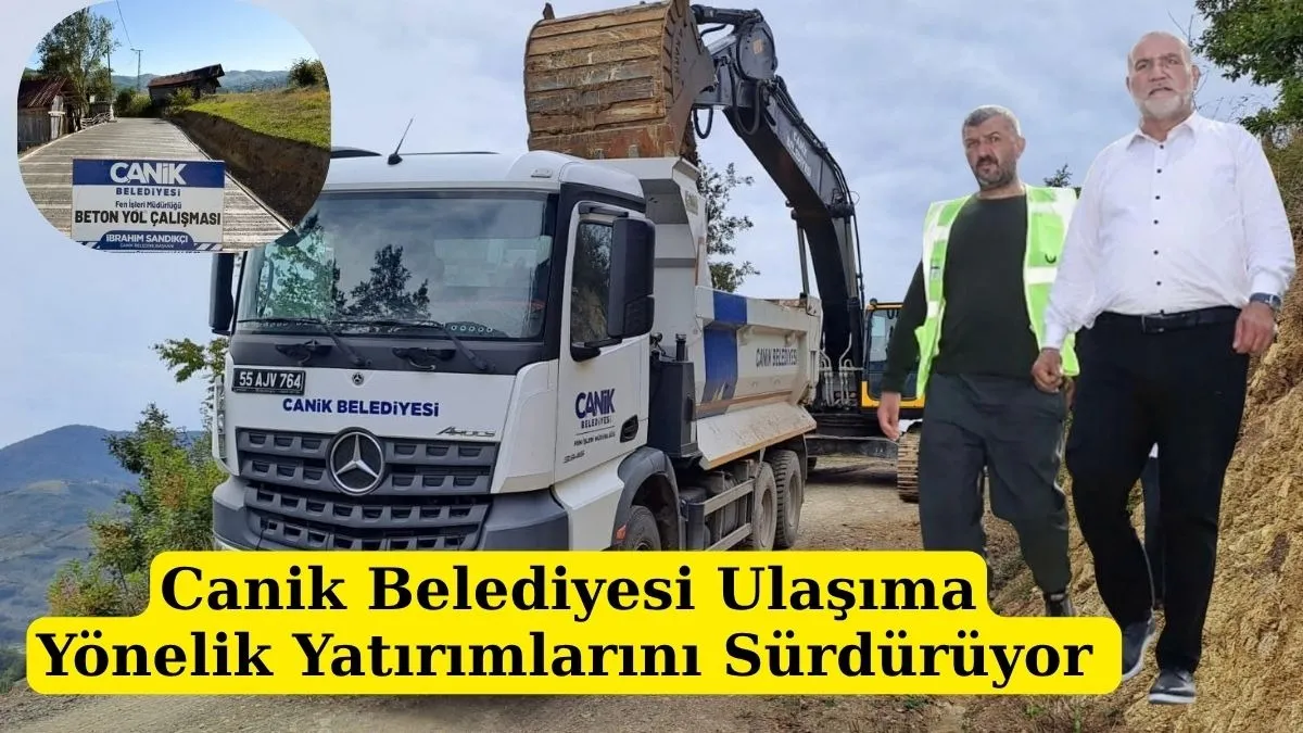 Canik Belediyesi Ulaşıma Yönelik Yatırımlarını Sürdürüyor