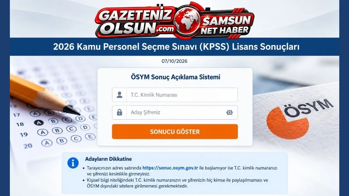 KPSS Lisans Sonuçları Açıklandı mı? KPSS Sonuç öğrenme