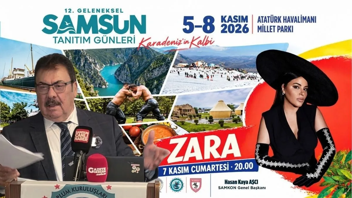 Samsun Tanıtım Günleri İstanbul Atatürk Havalimanı Millet Bahçesi’nde yapılacak