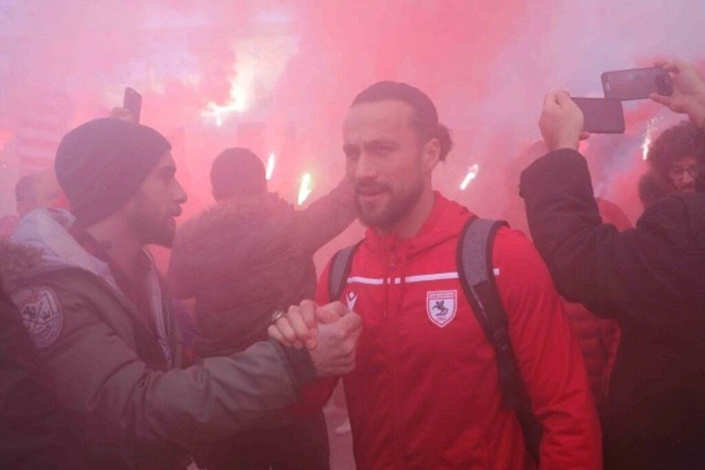 Taraftardan Samsunspor'a Coşkulu Karşılama