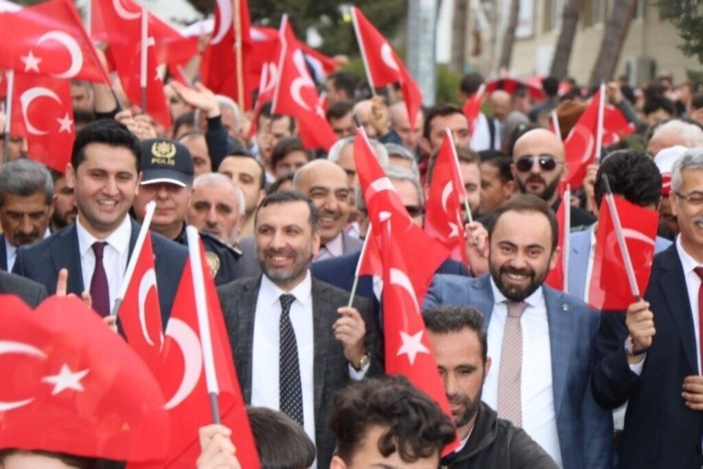 Kavak'ta Şehitlere Saygı Birlik ve Beraberlik Yürüyüşü Düzenlendi