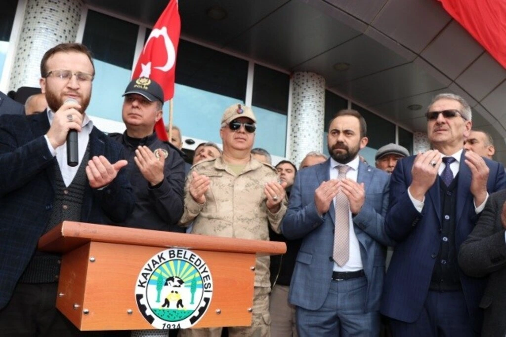Kavak'ta Şehitlere Saygı Birlik ve Beraberlik Yürüyüşü Düzenlendi