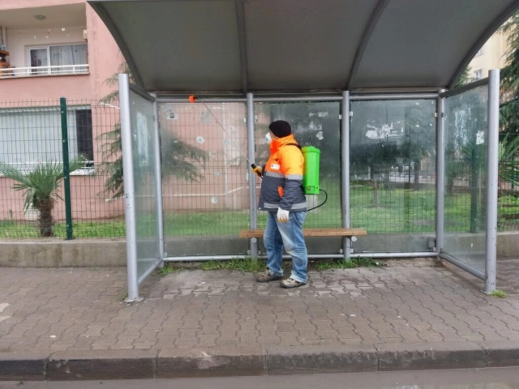 Canik'te İlçenin Tamamında Dezenfekte Çalışmaları Var