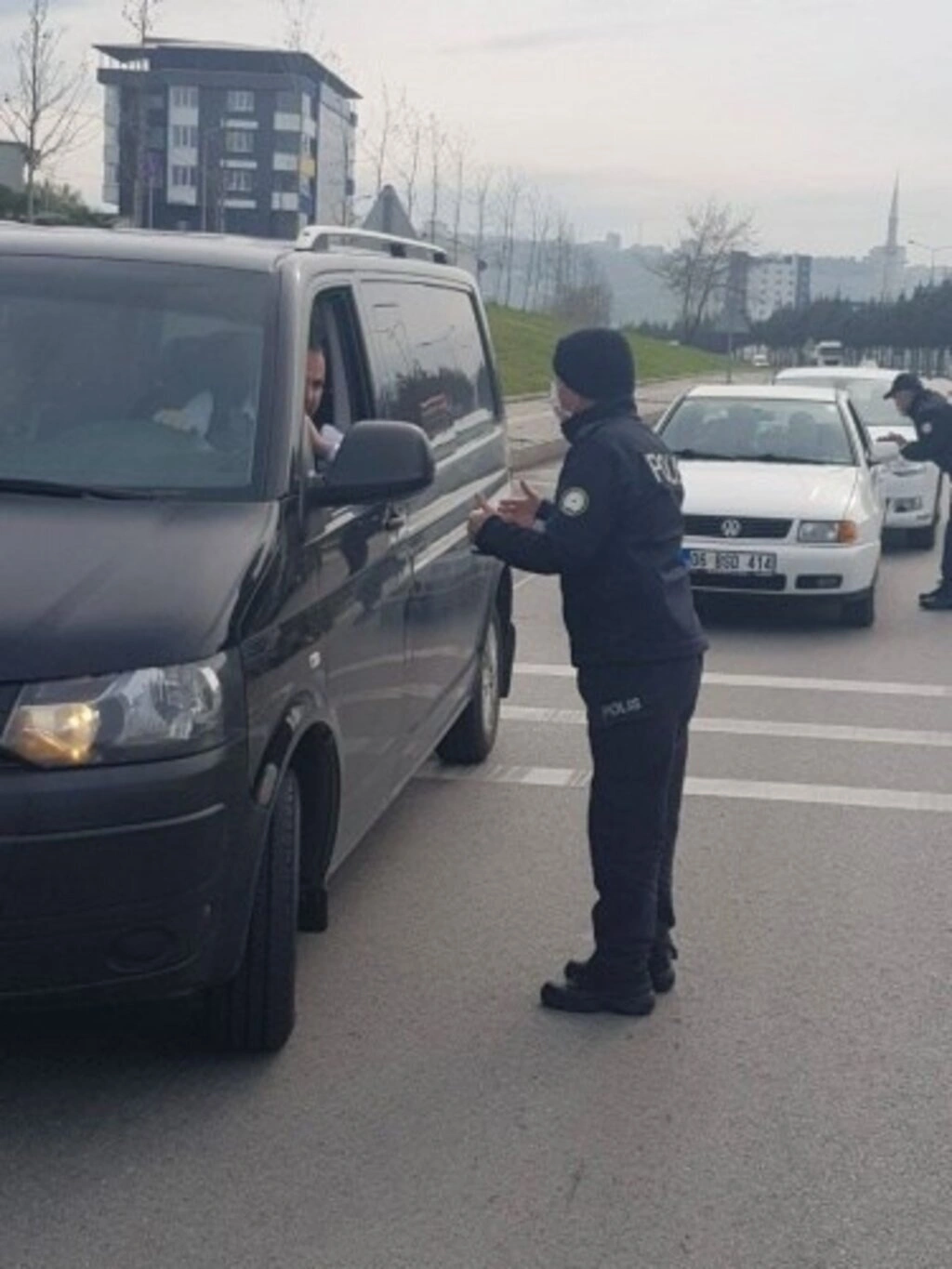 Samsun giriş ve çıkışlarında koronavirüs önlemleri