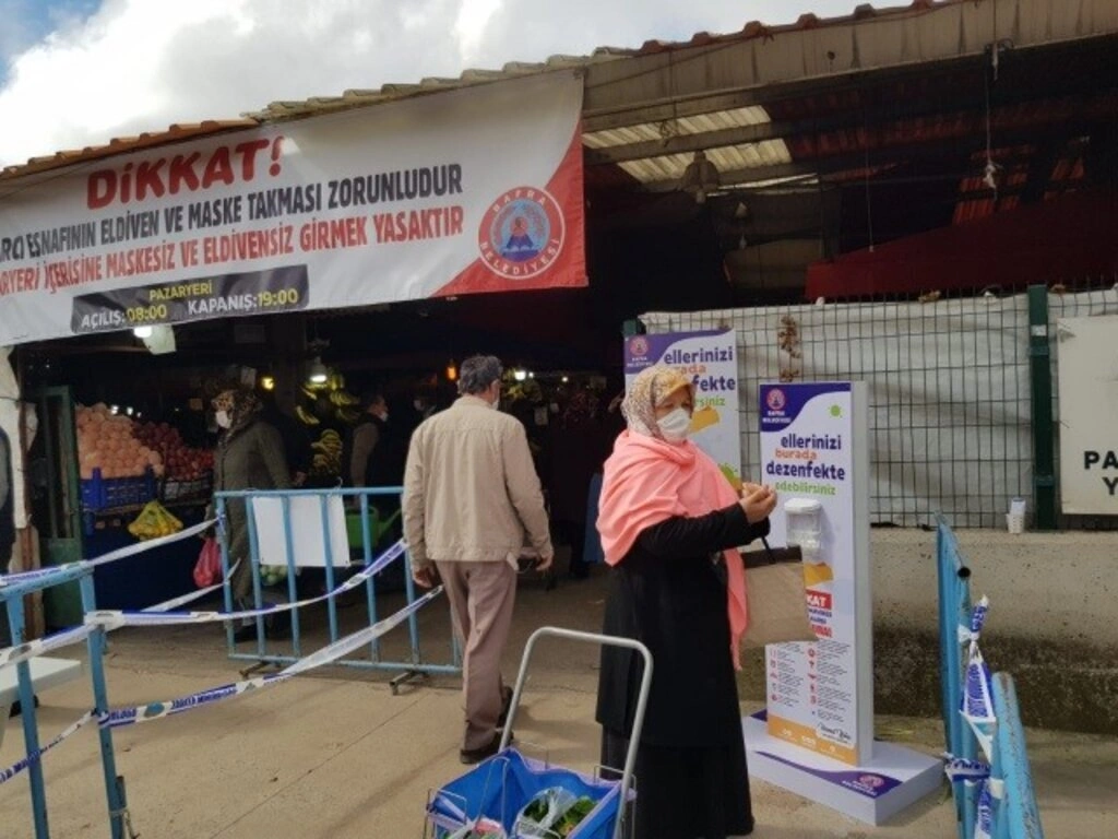 Bafra Belediyesinden Maske Dağıtımı