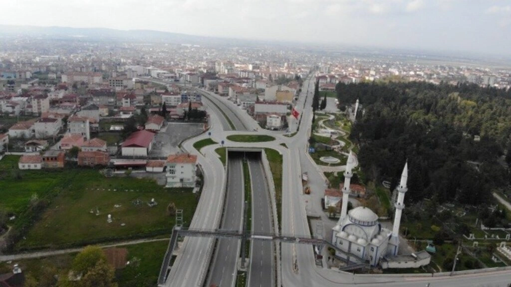 Sokağa çıkma yasağında Samsun fotoğrafları