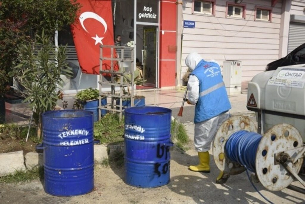 Tekkeköy Belediyesi'nin koronavirüs ile mücadelesi