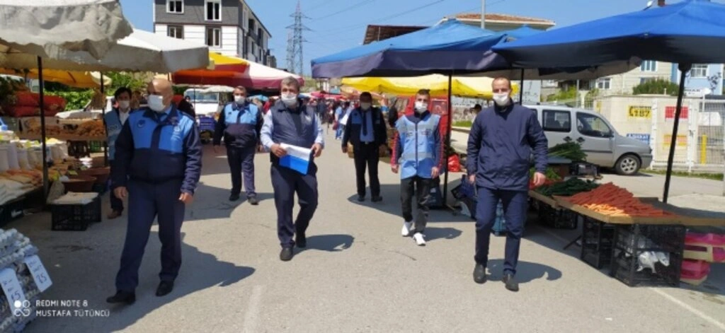 Sokağa Çıkma Yasağı Öncesi İlkadım Zabıtası İş Başındaydı