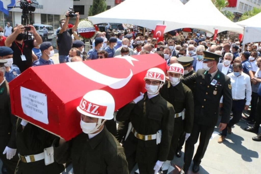 Şehit Er Caner Mayendağı dualarla uğurlandı - Samsun Haber