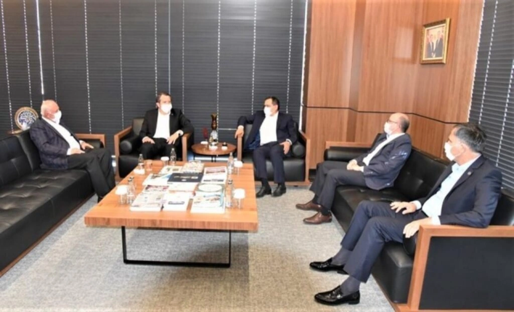 Samsun Büyükşehir Belediye Başkanı Mustafa Demir Memursen Genel Merkezi'nde