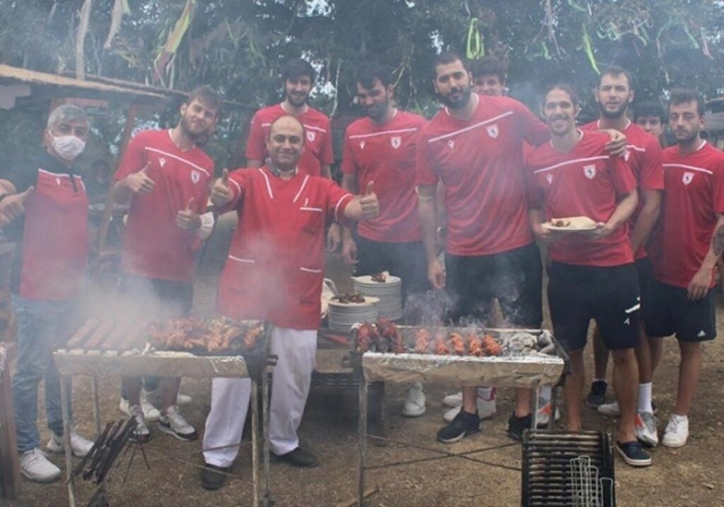 Samsunspor Kulübü Basketbol Şubesi barbekü partisinde buluştu