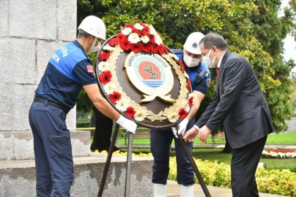 Samsun’da Atatürk saygıyla anıldı