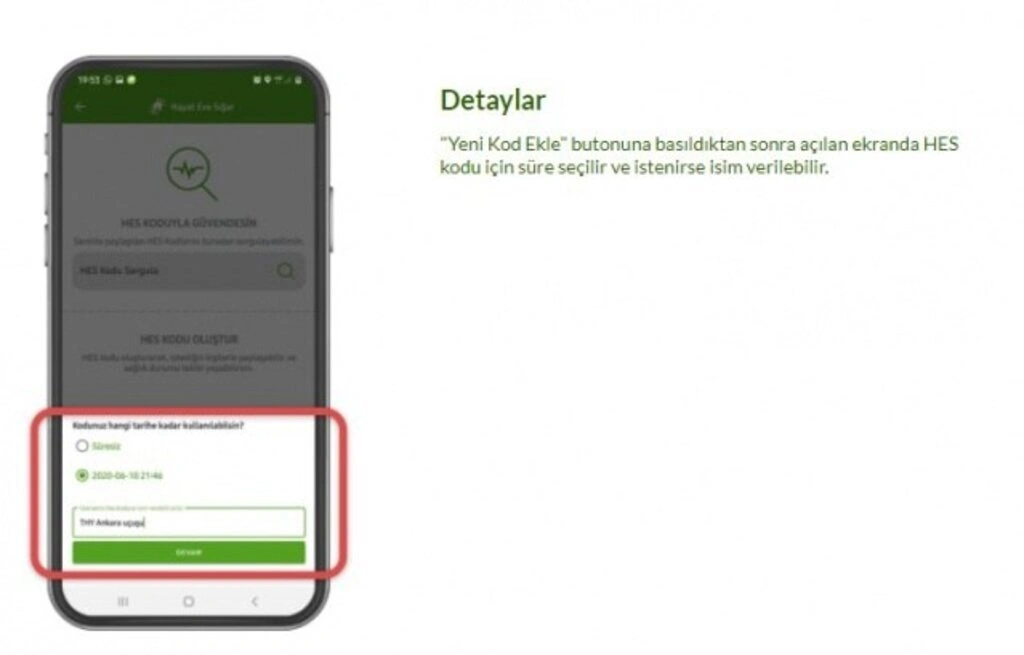 HES Kodu Mobil Uygulama ile nasıl alınır?