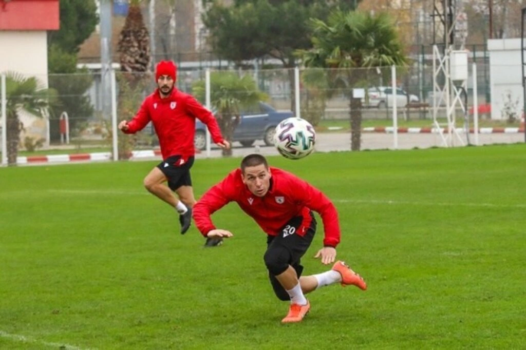 Yılport Samsunspor Şut Çalıştı