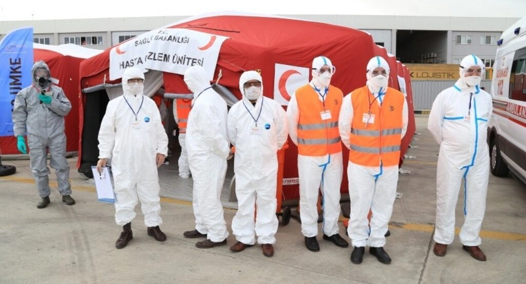Samsun'da KBRN tatbikatı