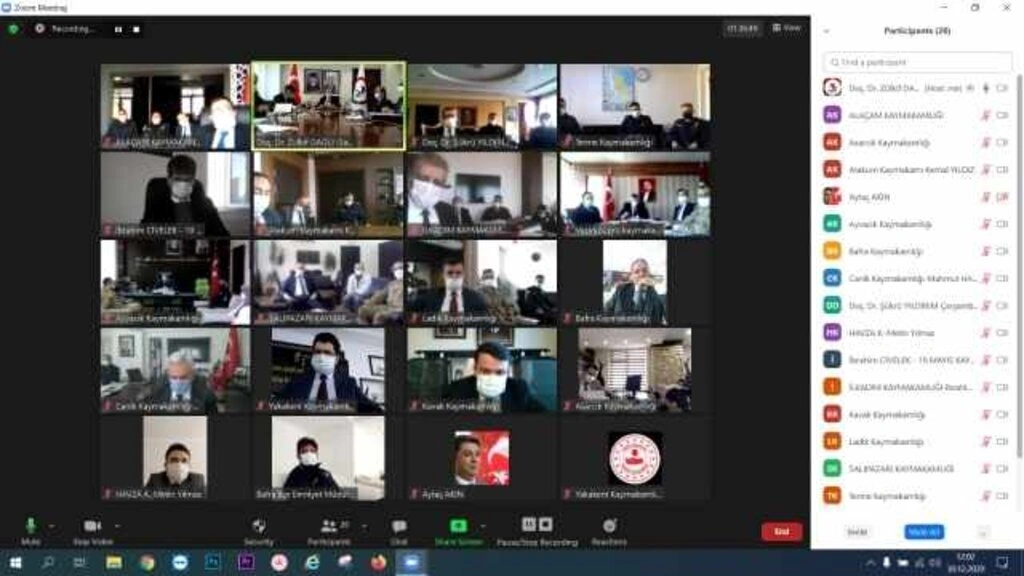 Samsun'da yılbaşında uygulanacak tedbir ve denetimler görüşüldü
