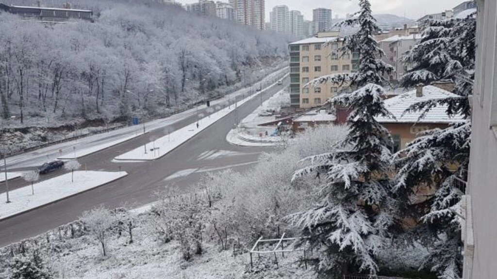 Samsun'dan Kar Manzaraları