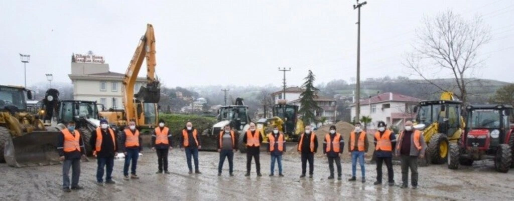 Tekkeköy Belediyesi'nde kar teyakkuzu